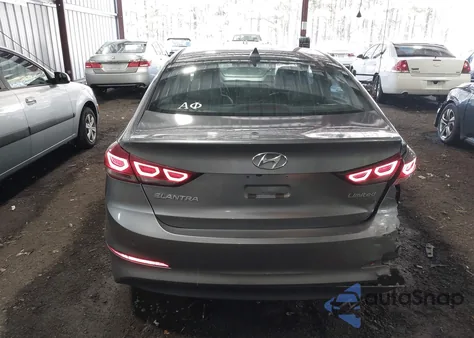 2018 Hyundai Elantra Limited из США, поврежденный, VIN KMHD84LF2JU575403